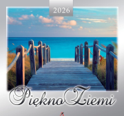 Opakowanie Kalendarz 2026 wieloplanszowy 33x33cm Piękno Ziemi