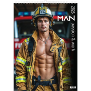 Opakowanie Kalendarz 2026 wieloplanszowy mężczyźni w pracy