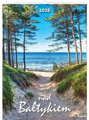 Kalendarz 2026 wieloplanszowy nad Bałtykiem. Wydawca: Evena. Dadada.pl Opakowanie Kalendarz 2026 wieloplanszowy nad Bałtykiem