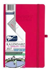 Opakowanie Kalendarz 2027 12 m-cy. Hip hop A5 tygodniowy różowy