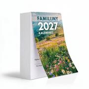Okładka książki Kalendarz 2027 A6 zdzierak średni Familijny