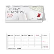 Opakowanie Kalendarz 2027 biurkowy tygodniowy notatnikowy