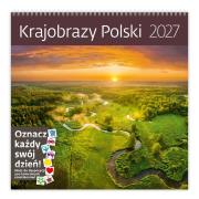 Opakowanie Kalendarz 2027 ścienny 30x30cm Krajobrazy... HELMA