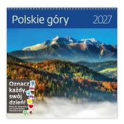 Opakowanie Kalendarz 2027 ścienny 30x30cm Polskie Góry HELMA