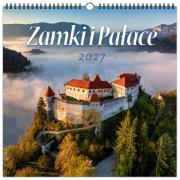 Opakowanie Kalendarz 2027 wieloplanszowy 33x33cm Zamki i...