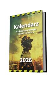 Okładka książki Kalendarz dla każdego elektryka i elektromontera 2026!