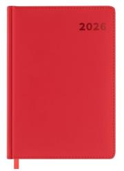Kalendarz książkowy 2026 A5 czerwony EASY. Wydawca: Easy Stationery. Dadada.pl Opakowanie Kalendarz książkowy 2026 A5 czerwony EASY