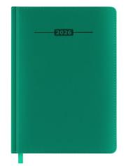 Kalendarz książkowy 2026 A5 zielony EASY. Wydawca: Easy Stationery. Dadada.pl Opakowanie Kalendarz książkowy 2026 A5 zielony EASY