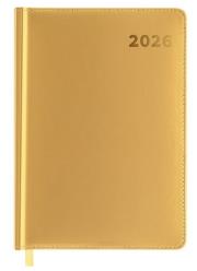 Kalendarz książkowy 2026 A5 złoty EASY. Wydawca: Easy Stationery. Dadada.pl Opakowanie Kalendarz książkowy 2026 A5 złoty EASY