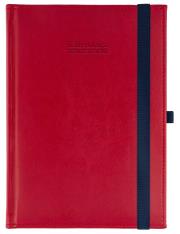 Okładka książki Kalendarz naucz. 2025/26 A5 Nebraska gumka czerw