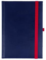 Opakowanie Kalendarz naucz. 2025/26 A5 Nebraska gumka granat