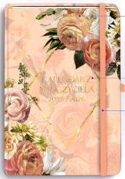 Okładka książki Kalendarz Nauczyciela 2025/2026 A5 DNS Róże