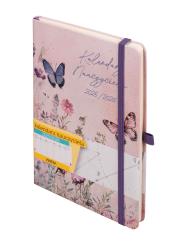 Okładka książki Kalendarz Nauczyciela 2025/2026 A5 TDW Motyle