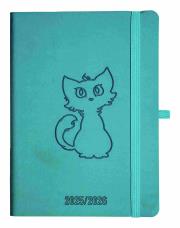 Opakowanie Kalendarz szkolny 2025/26 B6 tyg. Salsa turkus