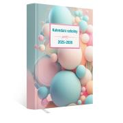 Kalendarz szkolny pretty 2025/2026. Wydawca: Kalpol. Dadada.pl Opakowanie Kalendarz szkolny pretty 2025/2026
