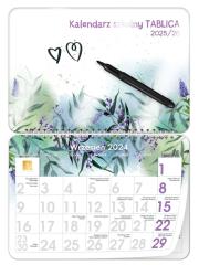 Kalendarz szkolny tablica 2025/2026. Wydawca: Kalpol. Dadada.pl Opakowanie Kalendarz szkolny tablica 2025/2026