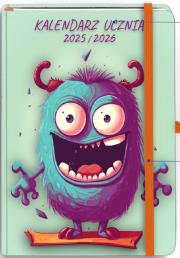Okładka książki Kalendarz Ucznia 2025/2026 B6 TNS Potworek