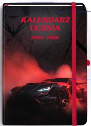 Okładka książki Kalendarz Ucznia 2025/2026 B6 TNS Samochód