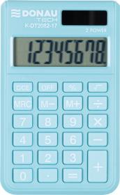 Kalkulator kieszonkowy DONAU TECH 97x60x10 mm jasnoniebieski. Wydawca: Donau. Dadada.pl Opakowanie Kalkulator kieszonkowy DONAU TECH 97x60x10 mm jasnoniebieski