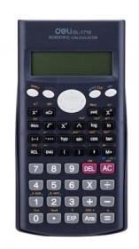 Kalkulator naukowy 12-cyfrowy granat. Wydawca: DELI. Dadada.pl Opakowanie Kalkulator naukowy 12-cyfrowy granat