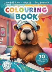 Opakowanie Kapibara. Kolorowanka z naklejkami