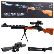 Karabin snajperski AK-528 celownik, statyw. Wydawca: Leantoys. Dadada.pl Opakowanie Karabin snajperski AK-528 celownik, statyw