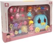 Opakowanie Kareta z dwiema laleczkami i akcesoriami