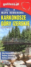 Okładka książki Karkonosze, Góry Izerskie - mapa rowerowa