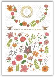 Opakowanie Karnet 12x18cm + koperta Kwiaty