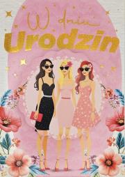 Opakowanie Karnet 3K Urodziny