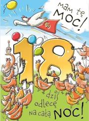 Opakowanie Karnet A4 18 urodziny - Mam tę moc