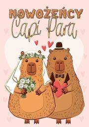 Opakowanie Karnet A5 Ślub Capy Pary