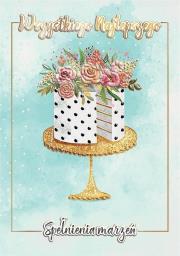 Karnet A5 Tort glamour. Wydawca: Henry. Dadada.pl Opakowanie Karnet A5 Tort glamour