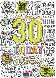 Opakowanie Karnet A5 Urodziny 30 - Graffiti