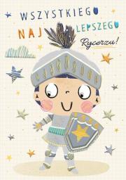 Opakowanie Karnet A5 Urodziny - Rycerz