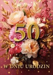 Karnet B6 3D Urodziny 50. Wydawca: Armin Style. Dadada.pl Opakowanie Karnet B6 3D Urodziny 50