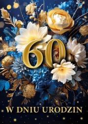 Karnet B6 3D Urodziny 60. Wydawca: Armin Style. Dadada.pl Opakowanie Karnet B6 3D Urodziny 60