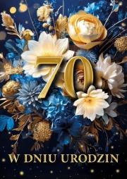 Karnet B6 3D Urodziny 70. Wydawca: Armin Style. Dadada.pl Opakowanie Karnet B6 3D Urodziny 70