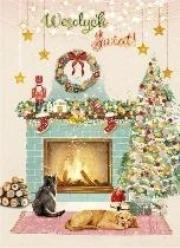 Karnet B6 Boże Narodzenie - Świąteczny kominek. Wydawca: Henry. Dadada.pl Opakowanie Karnet B6 Boże Narodzenie - Świąteczny kominek
