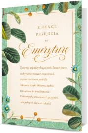 Opakowanie Karnet B6 Emerytura