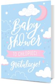 Opakowanie Karnet B6 Narodziny chłopiec