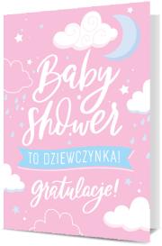 Opakowanie Karnet B6 Narodziny dziewczynka