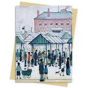 Opakowanie Karnet B6 Scena targowa L.S. Lowry