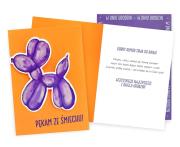 Opakowanie Karnet B6 Uniwersalny pies z balona