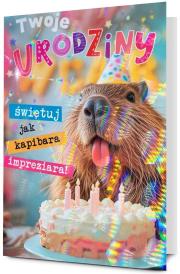 Opakowanie Karnet B6 Urodziny