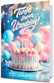 Opakowanie Karnet B6 Urodziny