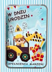 Opakowanie Karnet B6 Urodziny