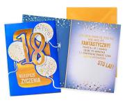 Opakowanie Karnet B6 Urodziny 18