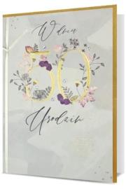 Opakowanie Karnet B6 Urodziny 50