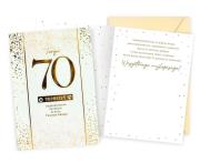 Opakowanie Karnet B6 Urodziny 70